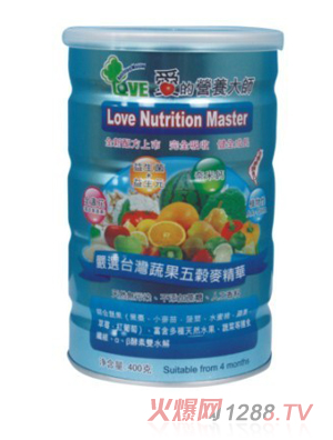 愛的營養大師嚴選臺灣蔬果五谷麥精華