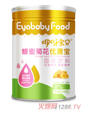 咿呀寶貝蜂蜜菊花優清寶-桶裝
