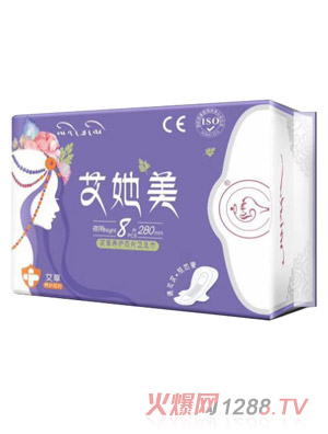 艾她美艾草養護芯片衛生巾（夜用）