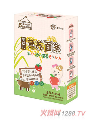 本丁嬰幼兒營養面條-牛肉番茄味
