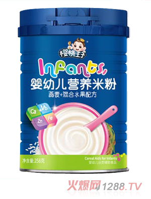 櫻桃王子嬰幼兒營養米粉 燕麥+混合水果配方