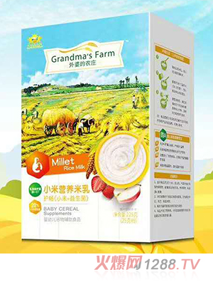 外婆的農莊小米營養米乳-護暢（小米+益生菌）盒裝