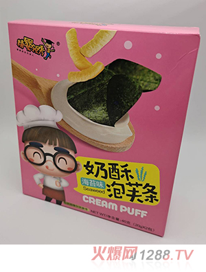 精嬰領秀奶酥泡芙條 海苔味