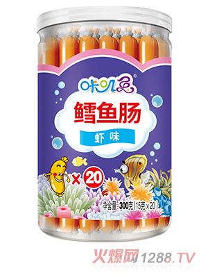 咔嘰兔罐裝鱈魚腸 蝦味
