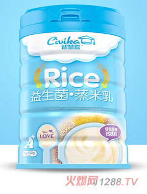 智慧嘉益生菌蒸米乳 經典原味鈣鐵鋅